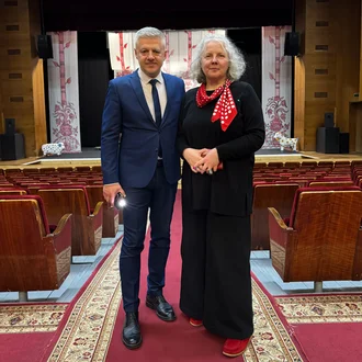 У театрі вперше побувала Генеральна Консулка Республіки Польща в Луцьку Анна Новаковска